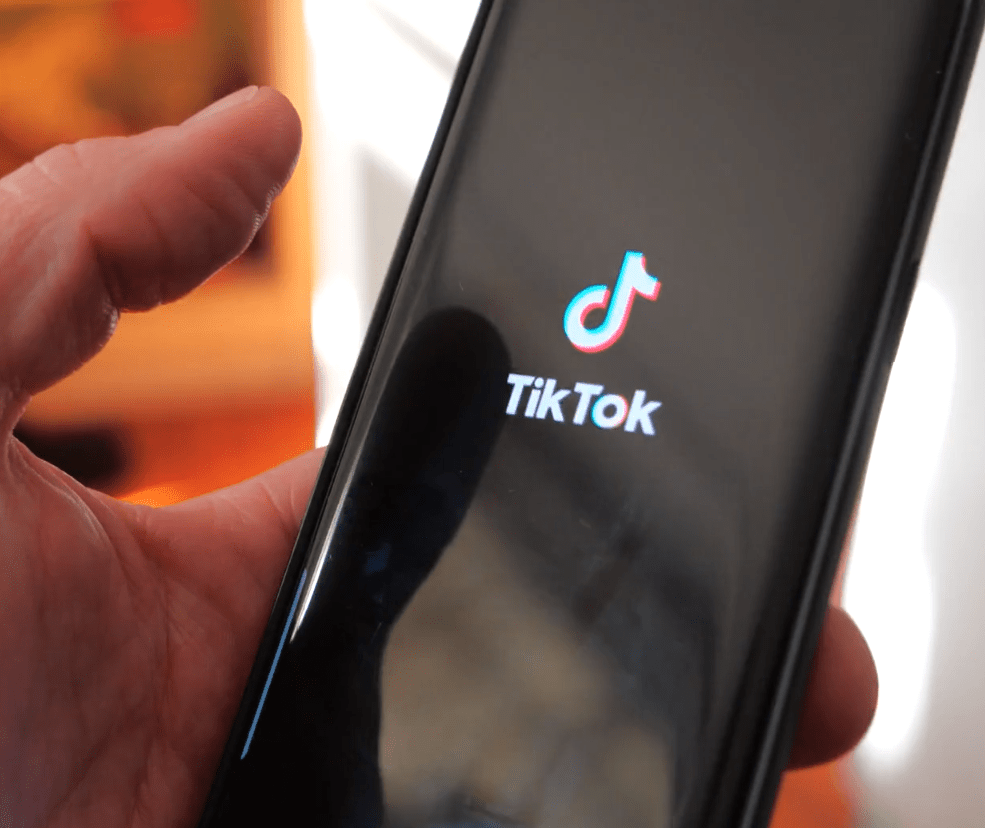 TikTok on an iPhone