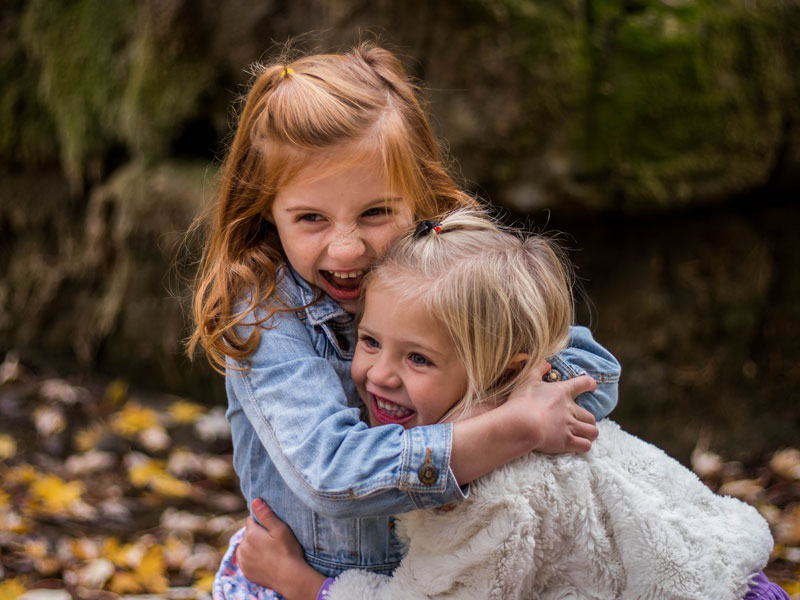 two young girls