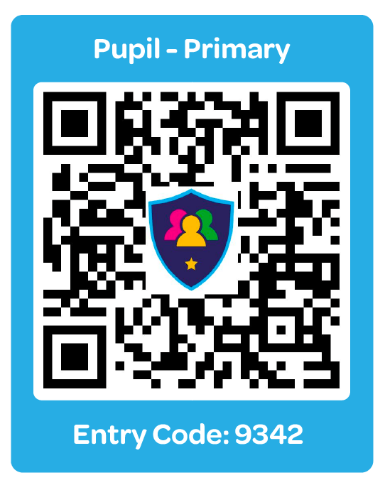 QR code for primary pupils