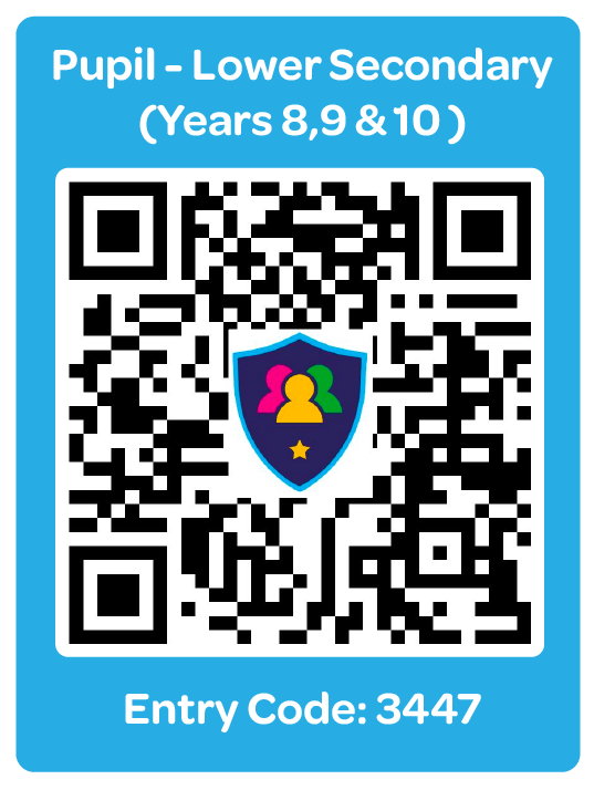QR code for lower secondary pupils