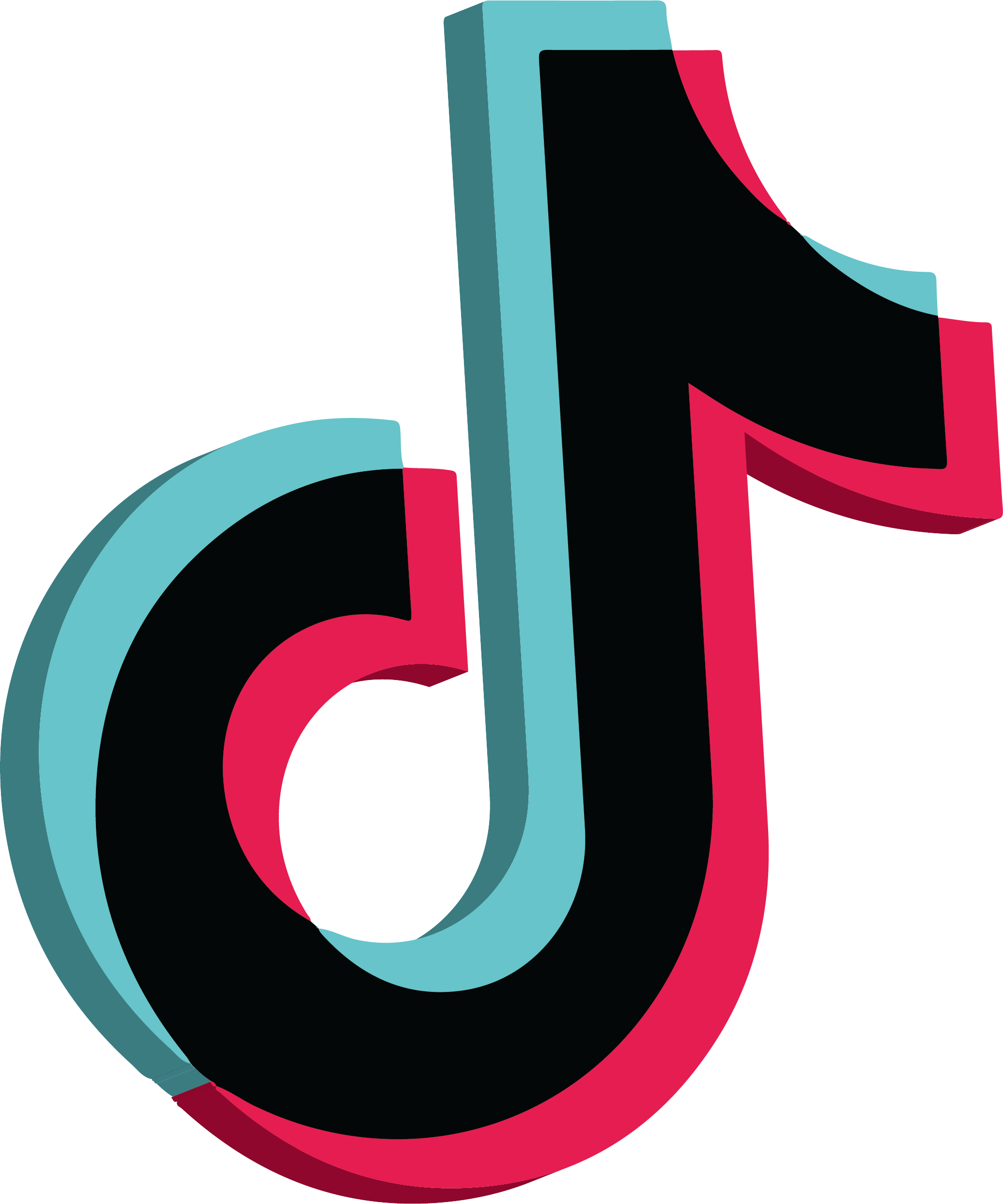 TikTok 3D logo