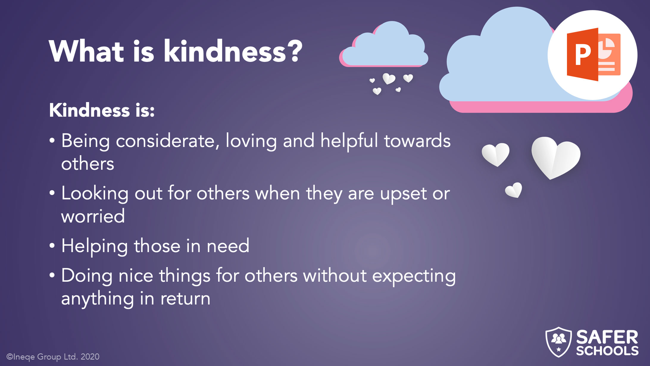 screenshot of what is kindness powerpoint