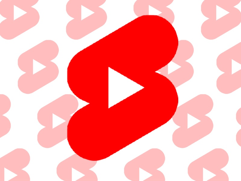 YouTube shorts logo pattern