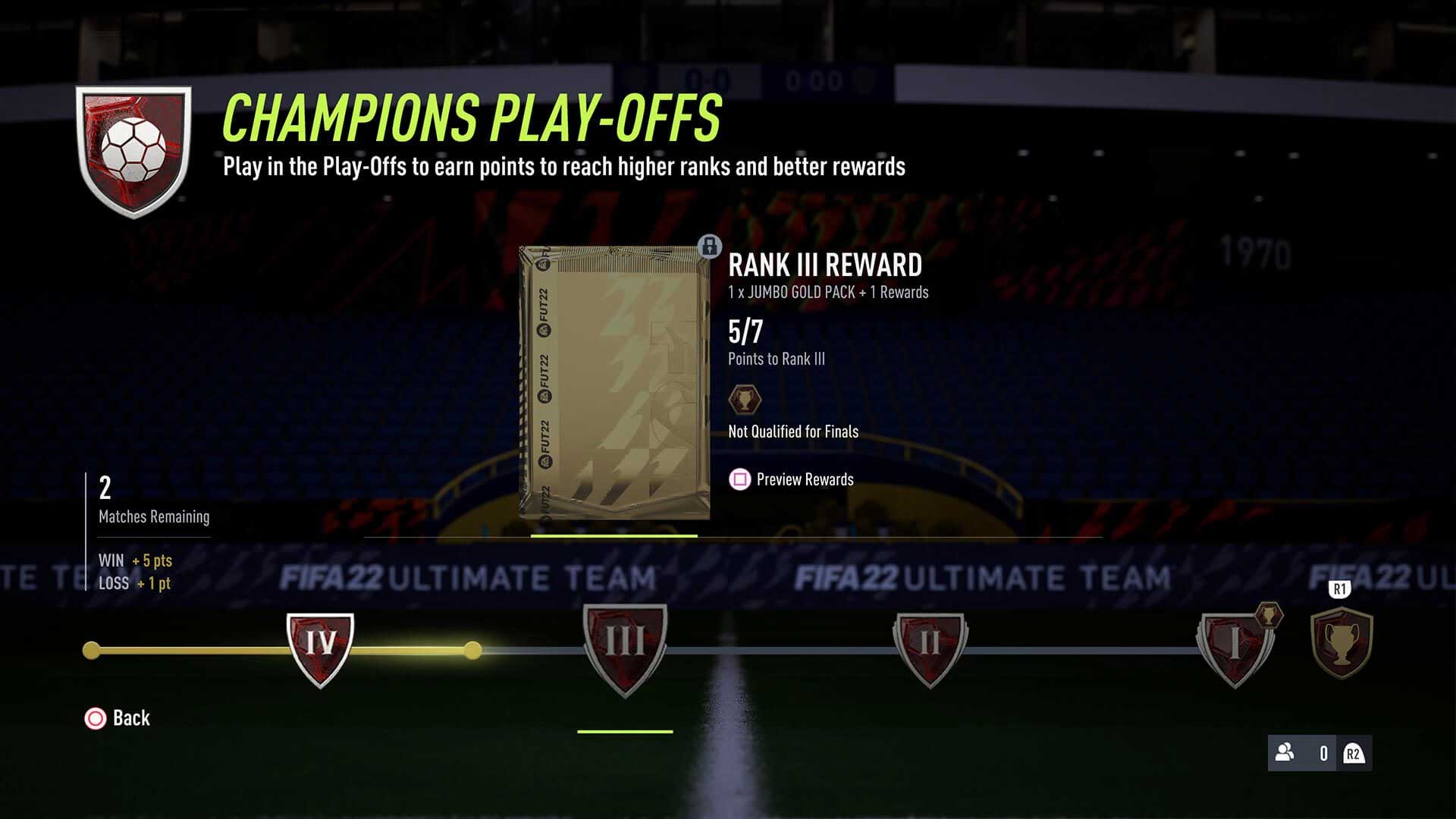 log_in_instructions FIFA 22 screenshot of Champions Play-Offs screen