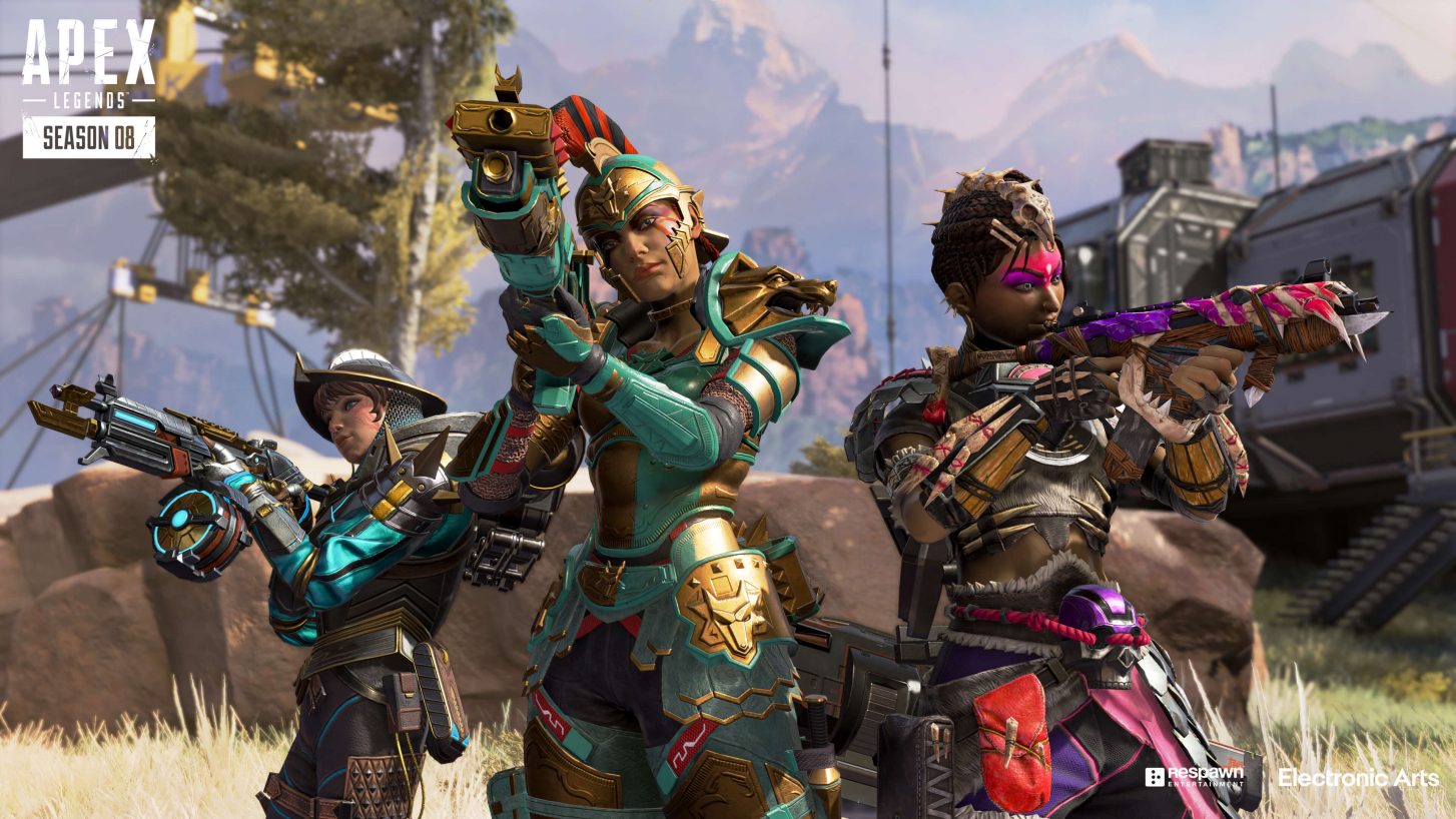 Apex Legend Characters with their weapons
