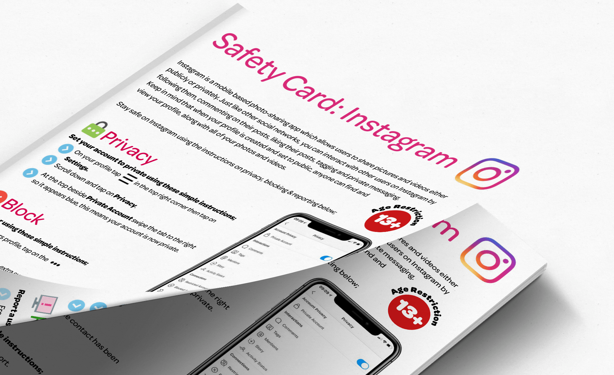 Instagram Safety Card 